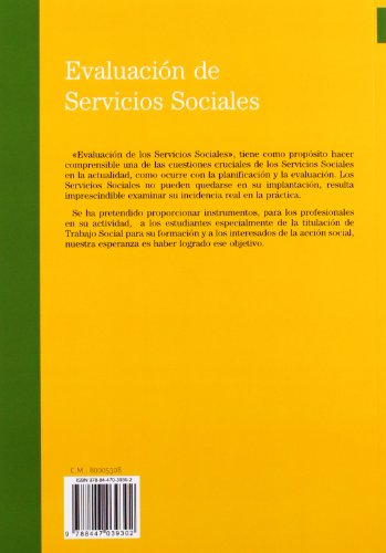 Evaluación de Servicios Sociales (Tratados y Manuales de Economía)
