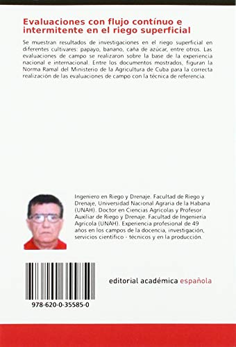 Evaluaciones con flujo contínuo e intermitente en el riego superficial: Norma Ramal, Evaluaciones, Modelos de infiltración, Cultivos: tabaco, papayo, banano y caña de azúcar