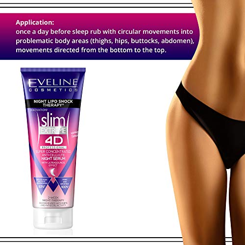 Eveline Cosmetics Slim Extreme 4D Anti-Cellulite Night Serum Superskoncentrowane nocne serum antycellulitowe 250ml