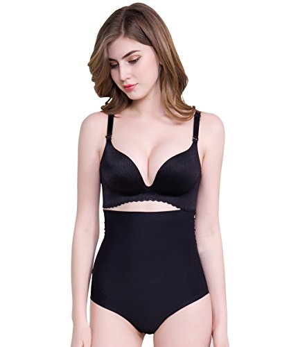 Everbellus Fajas Levanta Gluteos Braguita Moldeadora Bragas con Relleno Nalgas Push Up para Mujer Nero Medium