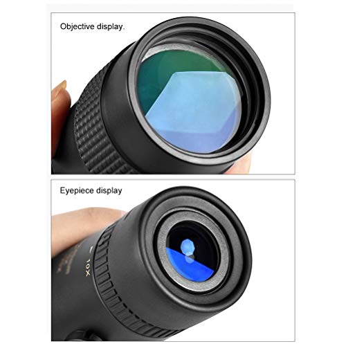 Eviktory Professional Telescopio monocular 4K 10-300x40 mm Super teleobjetivo zoom monocular, teléfono móvil portátil, monocular HD con trípode y clip para observación de aves, camping, senderismo