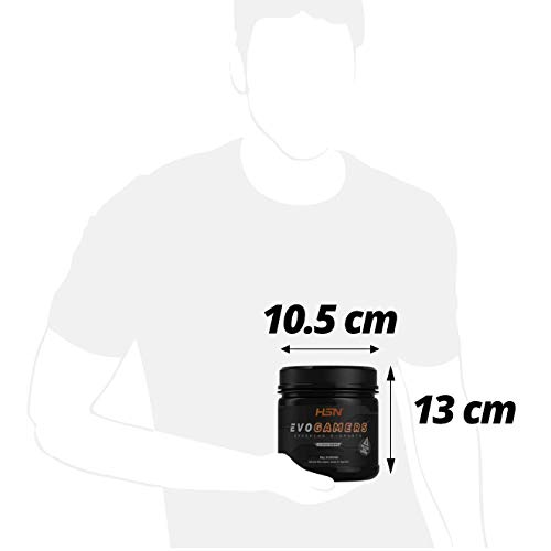 Evogamers de HSN | Suplemento para Jugadores de Videojuegos | Con Cafeína | Nootrópico, Rendimiento Cognitivo, Disminuye la Fatiga Mental | Vegano, Sin Gluten, Sin Lactosa, Sabor Cereza, 30 servicios
