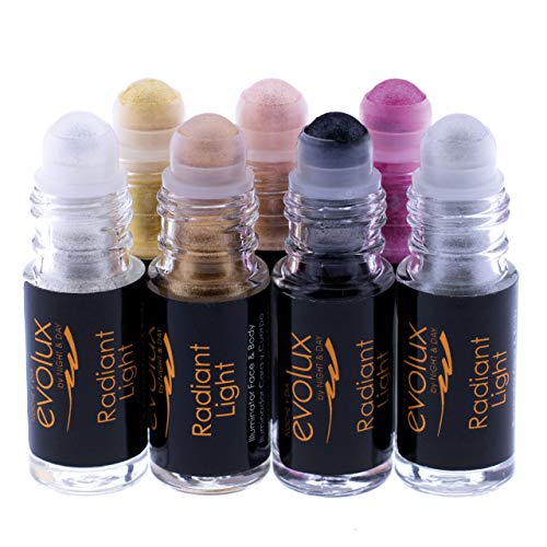 Evolux Radiant Light Color N.04 Salmón, Iluminador Cara y Cuerpo - 5 ml
