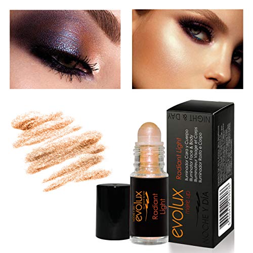 Evolux Radiant Light Color N.04 Salmón, Iluminador Cara y Cuerpo - 5 ml