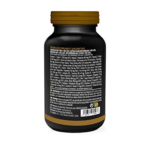 Evovits de HSN | Multivitaminas y Minerales | Complejo Multivitamínico para Mujer + Hombre + Vegetarianos y Deportistas | Vegetariano, Sin Gluten, Sin Lactosa, 120 Cápsulas Vegetales