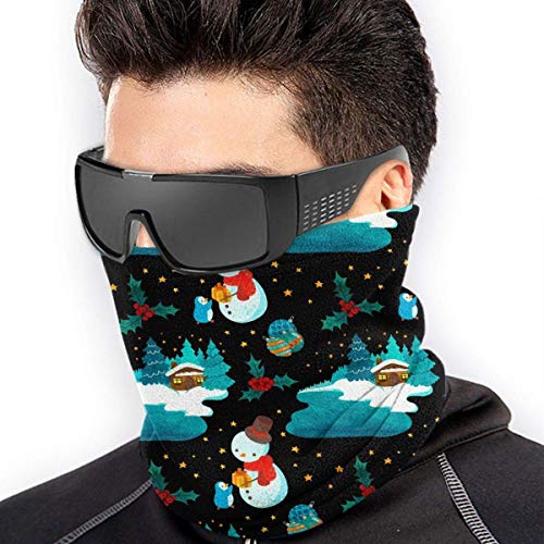 Ewtretr Neck Gaiter Warmer Hombres Mujeres Warm Warm Windproof Neck Heating Wrap