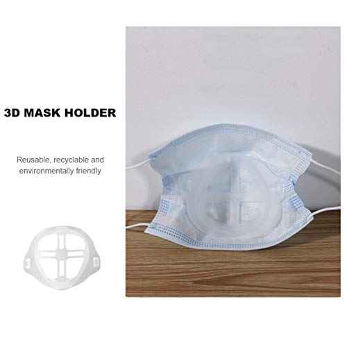 EXCEART Soporte de Máscara Máscara Soporte Interno Máscara de Tela Casera Soporte Interno Maquillaje Conveniente Máscara Protectora Marco para Lápices Labiales Respiración Cómoda 10Pcs