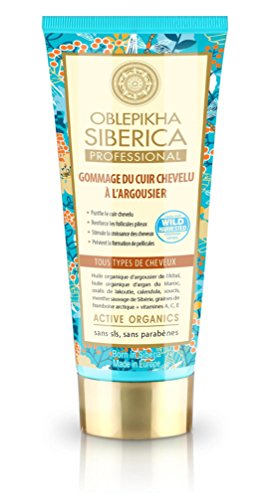 Exfoliante de cuero cabelludo Natura Siberica sin parabènes de Espino