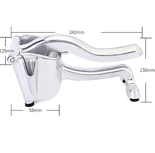 Exprimidores manuales,Exprimidor de Frutas de Heavy Duty Aluminium,Alta Calidad Juicer de fruta,Exprimidor Manual de Cítricos, Extractor de Exprimidor de Frutas Para Naranjas/Sandía/Limón/Manzana
