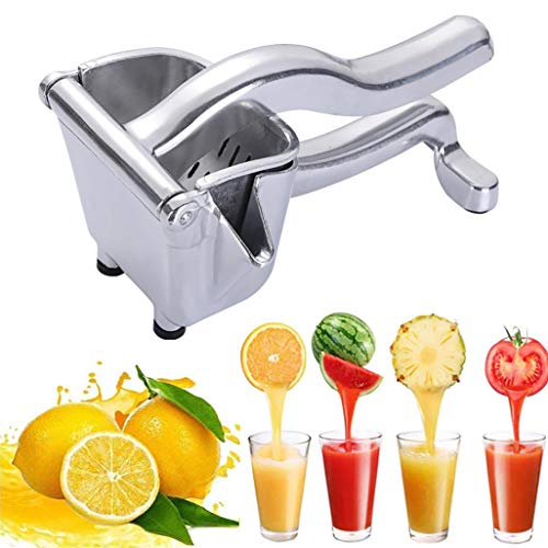 Exprimidores manuales,Exprimidor de Frutas de Heavy Duty Aluminium,Alta Calidad Juicer de fruta,Exprimidor Manual de Cítricos, Extractor de Exprimidor de Frutas Para Naranjas/Sandía/Limón/Manzana