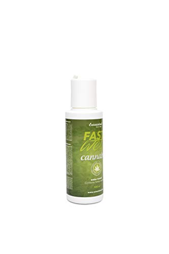Extasialand Fastwet Cannabis gel lubricante 100 ml lubricante a base de agua con Sativa aceite de semilla de cáñamo water based lube