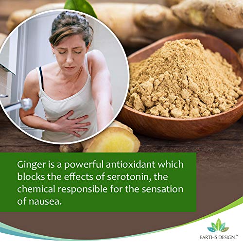 Extracto de Jengibre 600 mg - Extracto de Alta Concentración 20:1 - Para Hombres y Mujeres - Apto Para Vegetarianos - 90 Pastillas (Suministro Para 3 Meses) de Earths Design