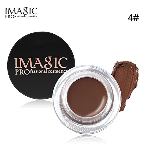 Eyebrow Gel Beauty Imagic Waterproof Make Up Cosméticos Long-wear Brow Gel Con Cepillo 6 Colores(#4)
