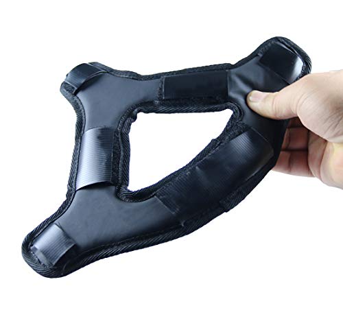 Eyglo Headband Head Strap +VR Cover para Oculus Quest VR Headset Reduzca la Presión de la Cabeza Proteja la Cabeza Accesorios de Oculus Quest Cómodo Head Pad (Rojo)