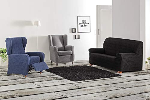 Eysa Aquiles Funda De Sofá, Poliéster/Algodón, Azul, 75