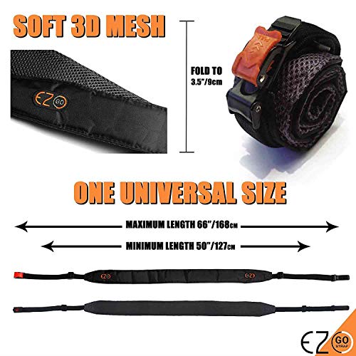 EZ GO Porta Cascos para Moto - Correa de Transporte Ajustable Manos Libres para Casco - Alternativa Ligera y Cómoda a la Bolsa para Casco - Accesorio de Moto Hombre o Mujer