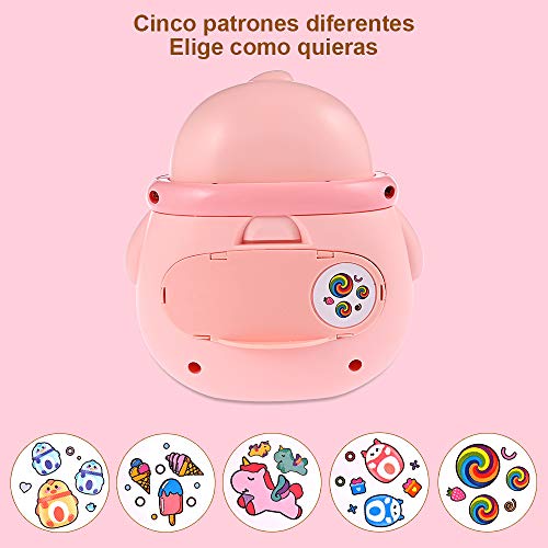 Fabu Juguete de La máquina de Uñas para Chicas, Niñas Pegatinas de Verano Autoadhesivas Regalo de Princesa para Niñas en Fiesta Cumpleaños Navidad