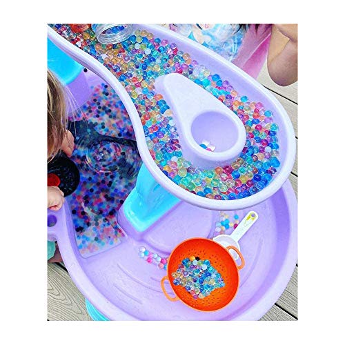 Facio 55000 Piezas Bolas de Gel de Agua, Perlas de Gel para Jarrones, Decoración Hogareña, Plantas, Flores, Regalos de Bricolaje, Fiesta de Bodas, El Alivio del Estrés(5 Globos) Color