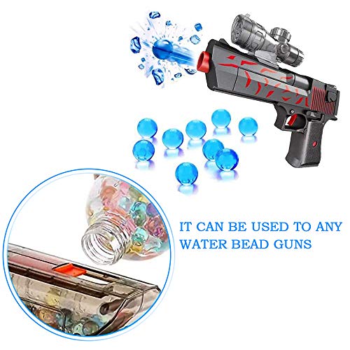 Facio 55000 Piezas Bolas de Gel de Agua, Perlas de Gel para Jarrones, Decoración Hogareña, Plantas, Flores, Regalos de Bricolaje, Fiesta de Bodas, El Alivio del Estrés(5 Globos) Color