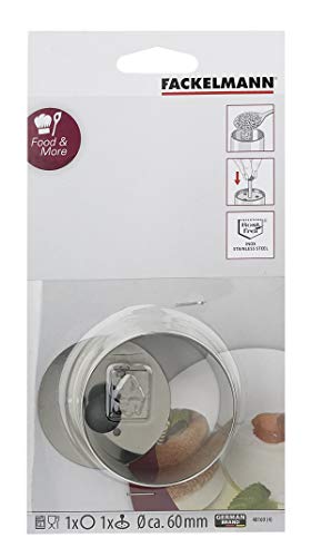 Fackelmann Aro para emplatar con empujador, Acero Inoxidable, Centimeters