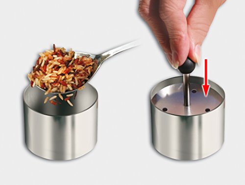 Fackelmann Aro para emplatar con empujador, Acero Inoxidable, Centimeters