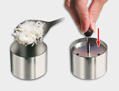 Fackelmann Aro para emplatar con empujador, Acero Inoxidable, Centimeters