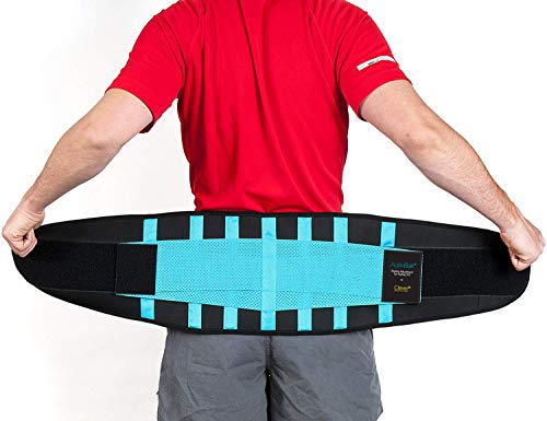 Faja Lumbar para la Espalda - Doble Ajuste, Adaptación Perfecta, Calidad de nivel profesional, AgileBak por Clever Yellow