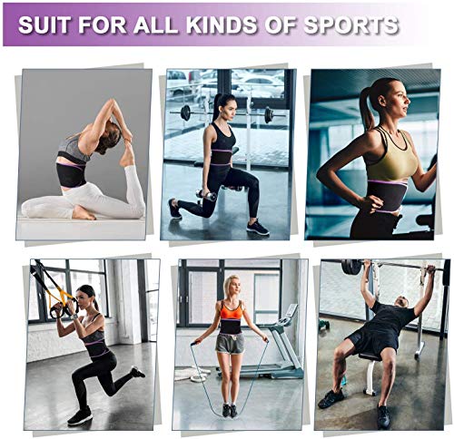 Faja Reductora Adelgazante de Neopreno Faja Lumbar Ajustable Cinturon Lumbar Elástica Faja Adelgazar Vientre Plano para Mujer y Hombre, Acelera la Perder Peso, Quema Grasa, Efecto Sauna(Negro, S)