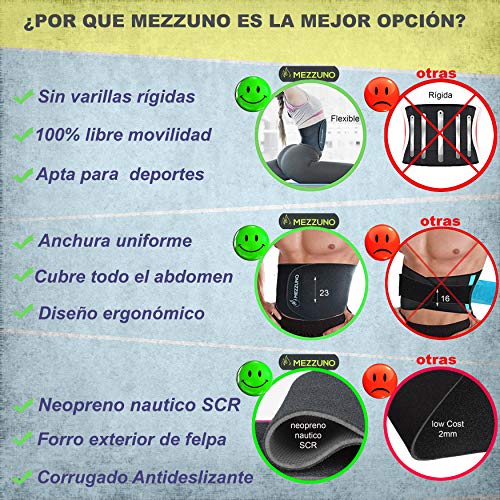 Faja Reductora Mujer y Hombre de Neopreno, Fajas Reductoras Adelgazantes Mujer para Gimnasio, Cinturón Lumbar Abdominal para Sudar y Hacer Deporte, Incluye Riñonera Deportiva Running, Verde L-XL