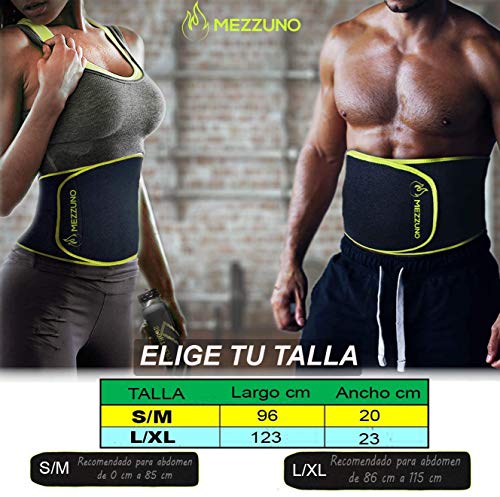 Faja Reductora Mujer y Hombre de Neopreno, Fajas Reductoras Adelgazantes Mujer para Gimnasio, Cinturón Lumbar Abdominal para Sudar y Hacer Deporte, Incluye Riñonera Deportiva Running, Verde L-XL