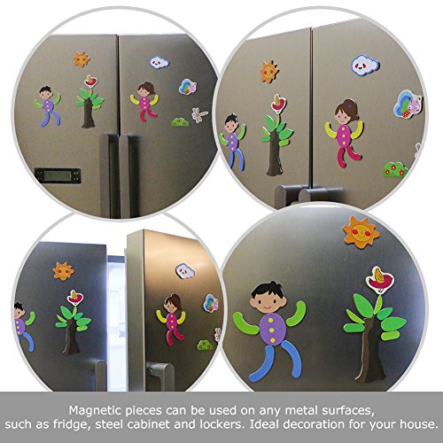 Fajiabao Rompecabezas Caja de Madera Magnética de Tablero Educativo Pizarra Juguete Puzzles para Niños de 3 Años + (Tipo 1)