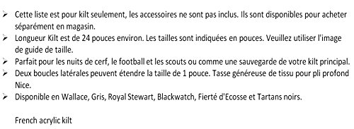 Falda Escocesa Vestido Tierras Altas Tradicional Hombres Kilt - Pride of Scotland, W38