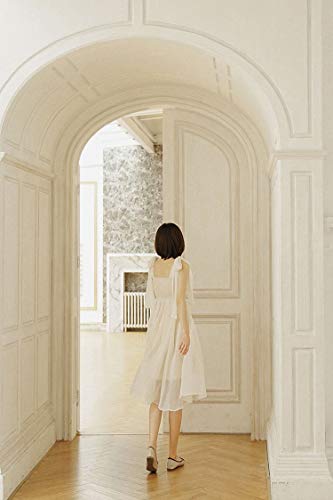 Falda Suave Súper Hada Cintura Gasa Plisada Vestido Crema Verano Femenino XL Vendaje Albaricoque Poco Profundo