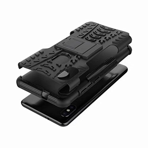 FaLiAng XiaoMi RedMi Note 5 (6,0inch) Funda, 2in1 Armadura Combinación A Prueba de Choques Heavy Duty Escudo Cáscara Dura para XiaoMi RedMi Note 5 (6,0inch) (Negro)