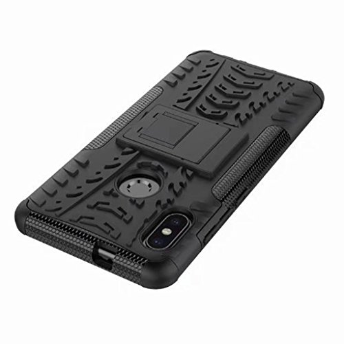 FaLiAng XiaoMi RedMi Note 5 (6,0inch) Funda, 2in1 Armadura Combinación A Prueba de Choques Heavy Duty Escudo Cáscara Dura para XiaoMi RedMi Note 5 (6,0inch) (Negro)