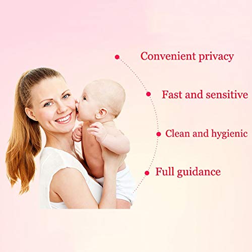 Fall Pruebas de Ovulación, Kit de Prueba de ovulación Digital, 30 x Prueba de Ovulación Sticks + 30 Copas de orina, palitos de Fertilidad de Prueba Predictor sensibles