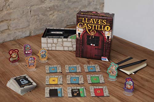 Falomir Llaves del Castillo. Juego de Mesa. Cartas, Multicolor (1)