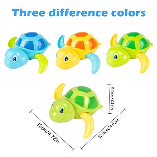 FancyWhoop Baño Tortuga Bebé Viento de hasta Natación Accesorios Set de Bañera de Agua