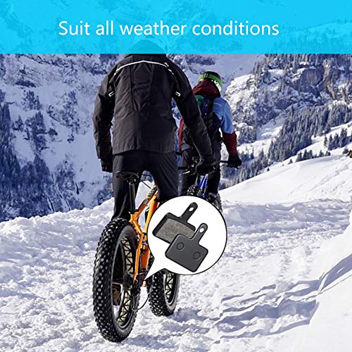 fanshiontide 4 Pares de Pastillas Freno Disco Semi-metálico para Avid Elixir E1 E3 E5 E7 E9 CR mag Sram XO XX X7 X9 XXWC DB DB1 DB3 DB5