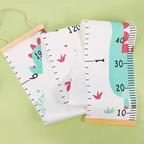 fanshiontide Medidor altura Gráficos de crecimiento para colgar en la pared, Tabla de crecimiento, regla para niños y niñas, decoración de la habitación infantil, Tabla de crecimiento 20 x 200 cm