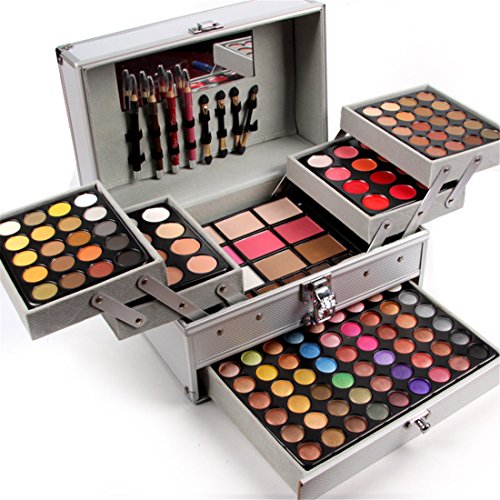 FantasyDay® 132 Colores Paleta de Maquillaje Cosmético Maquillaje Set Juego de Maquillaje Profesional Belleza de Regalos de Navidad con Sombra de Ojos,Delineador de Ojos,Corrector,Rubor y Lápiz Labial