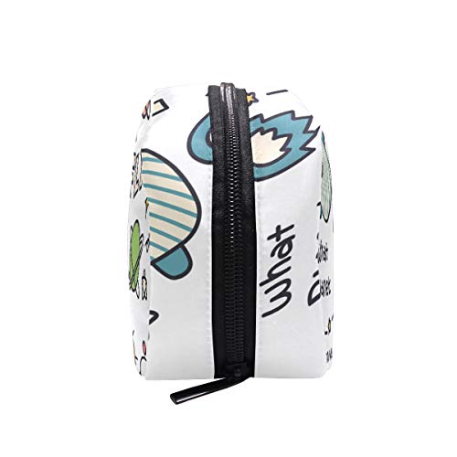 FANTAZIO bolsas de cosméticos para las mujeres Viajes en el espacio componen bolsas