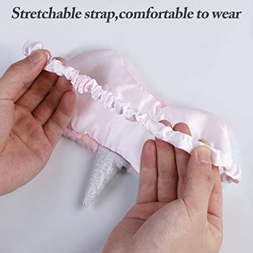 Fascigirl 3 Piezas Antifaz para Dormir, Mascara para Dormir Antifaz Unicornio Antifaz Dormir Divertido Antifaces Máscara para Niños,Niñas, Mujeres Mascara de Ojos Antifaz Niña para Dormir