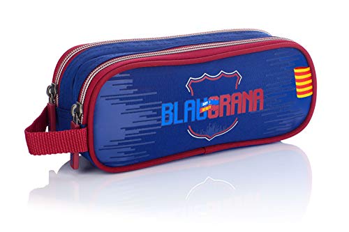 FC Barcelona FC-227 Fan 7 - Estuche (22 cm), Color Azul Marino