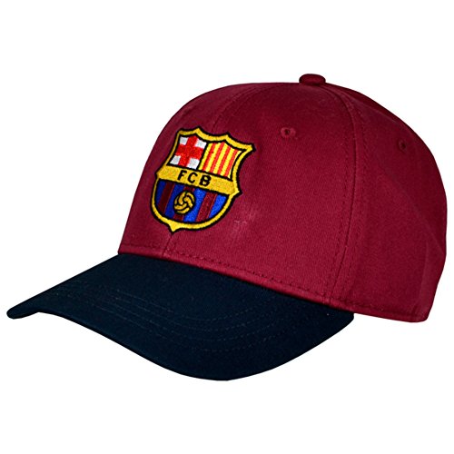 FC Barcelona - Gorra de béisbol de FC Barcelona unisex (Talla Única/Grana/negro)