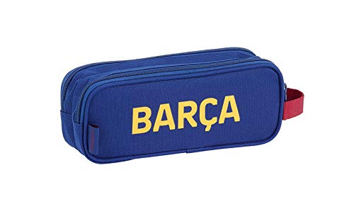 FCB FC Barcelona Equipaje, Niños Unisex, Azul Marino, 21x8x6