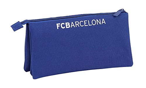 FCB FC Barcelona Estuche, Niños, Azul, 22 cm