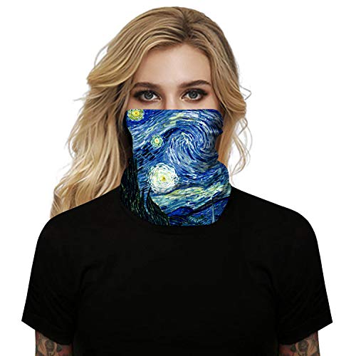 FCG Zandi SM 3D Balaclava Moto Pasamontañas Calavera Multifuncional Bufanda Prueba de Viento Microfibra Elástico Pañuelos Cabeza Bandana Esquí Ciclismo Bici Máscara Facial Protección UV