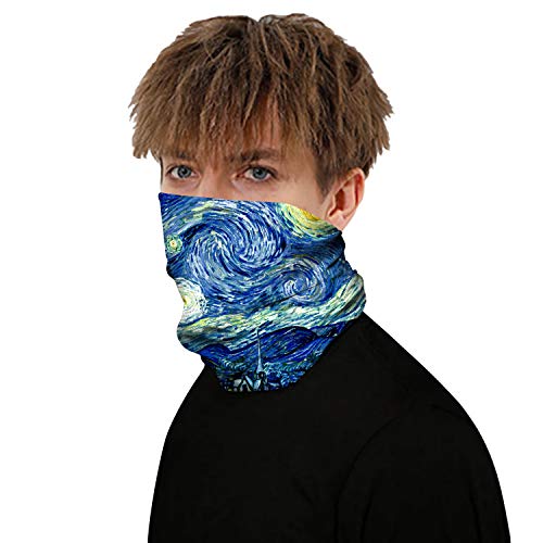 FCG Zandi SM 3D Balaclava Moto Pasamontañas Calavera Multifuncional Bufanda Prueba de Viento Microfibra Elástico Pañuelos Cabeza Bandana Esquí Ciclismo Bici Máscara Facial Protección UV