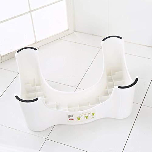 FCSFSF Taburete para Inodoro en el baño para el Tratamiento de hemorroides, estreñimiento, distensión Abdominal, sesión Saludable en el Inodoro (tamaño: 39 * 22.5 * 21 cm)